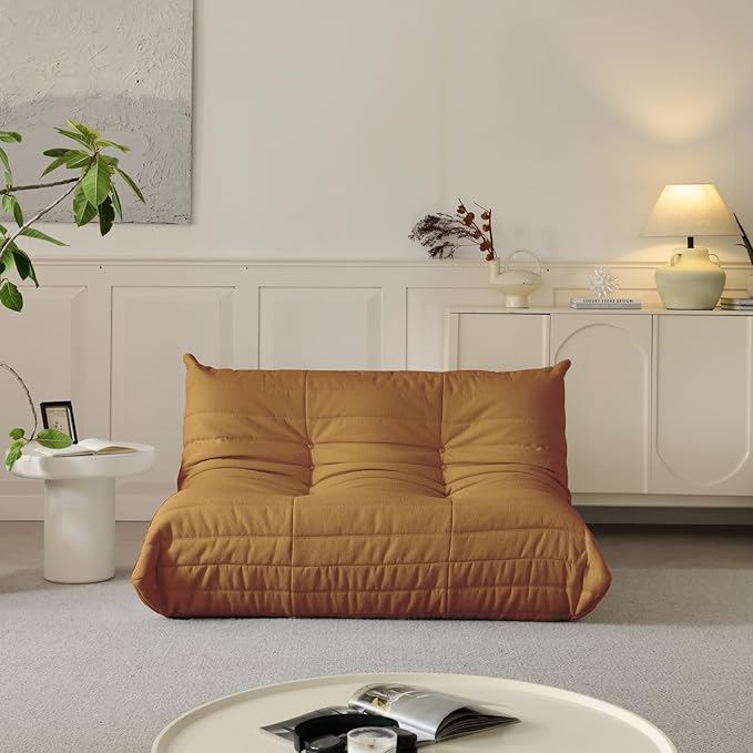 Luxury Sofa Couch Chair, Lazy Floor Seating, Fireside Bean Bag Chair, Ergonomic - Image 9