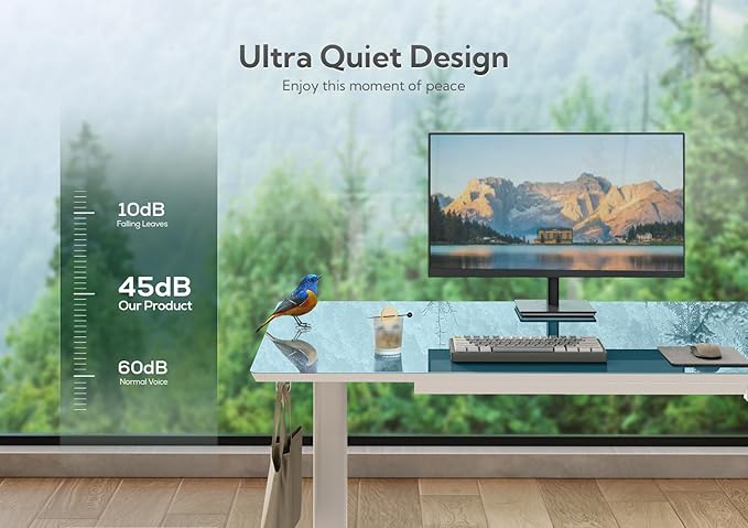 INNOVAR Glass Standing Desk - Image 8