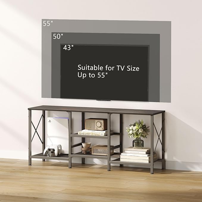TV Stand for 55 Inch TV, Entertainment Center - Image 6