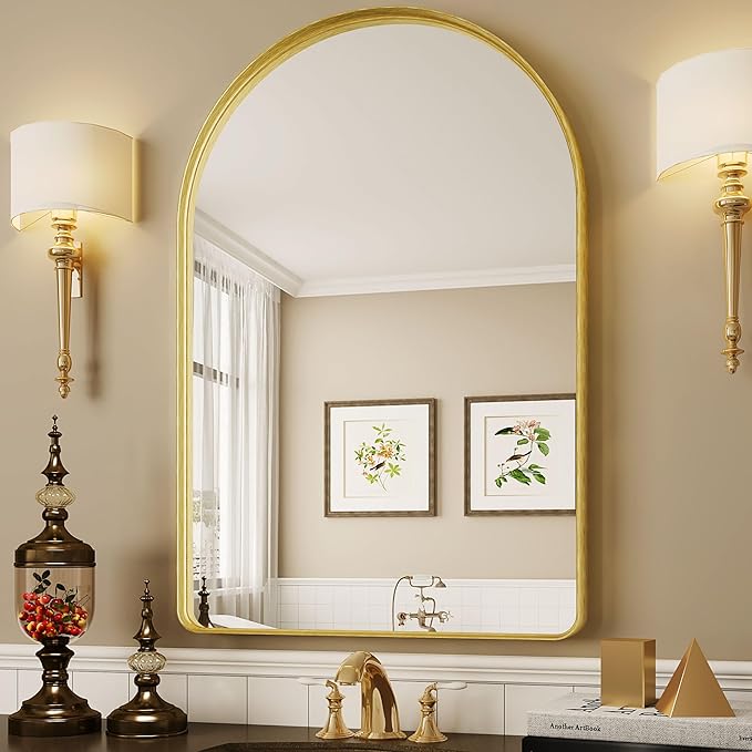 Suidia 24" x 36" Bathroom Mirror, Bathroom Vanity Mirror Metal Framed, by SuidiaMirror
