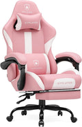 GTRACING Gaming Chair with Foot Rest & Pocket Spring Cushion, Ergonomic High by GtracingDirect
