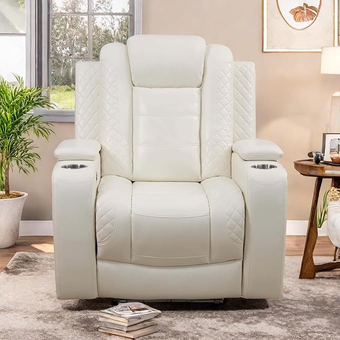 Oversized Power Recliner Chair, Oversized Single Electric Recliner Furniture - Image 5