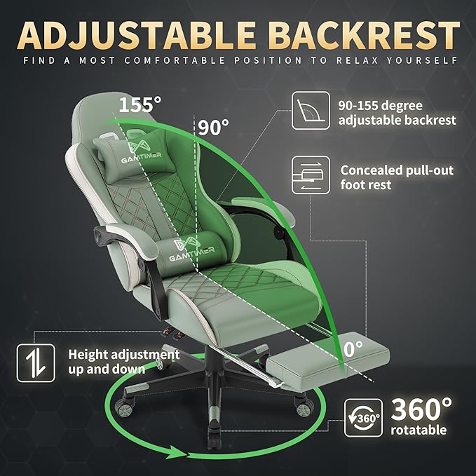 Gaming Chair, 400 lbs Adult Chair, High Back Computer Chair - Image 6