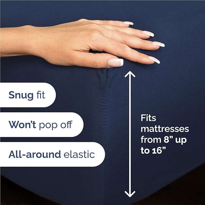 Twin XL Size 3 Piece Sheet Set - Image 3