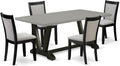 East West Furniture V697MZ606-5 5 Piece Dining Table Set by EastWestFurniture