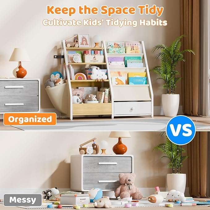 Kids Bookshelf and Toy Storage - Image 7
