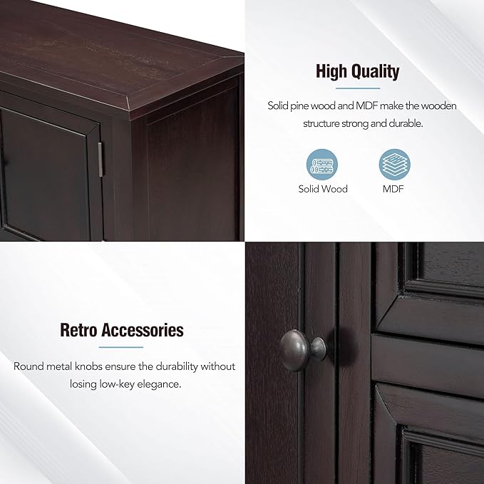 Merax Wood Farmhouse Buffet Table - Image 6