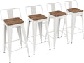 Yongchuang 30 inch Bar Stools Set of 4 Bar Height Metal Barstools by YongchuangInternational