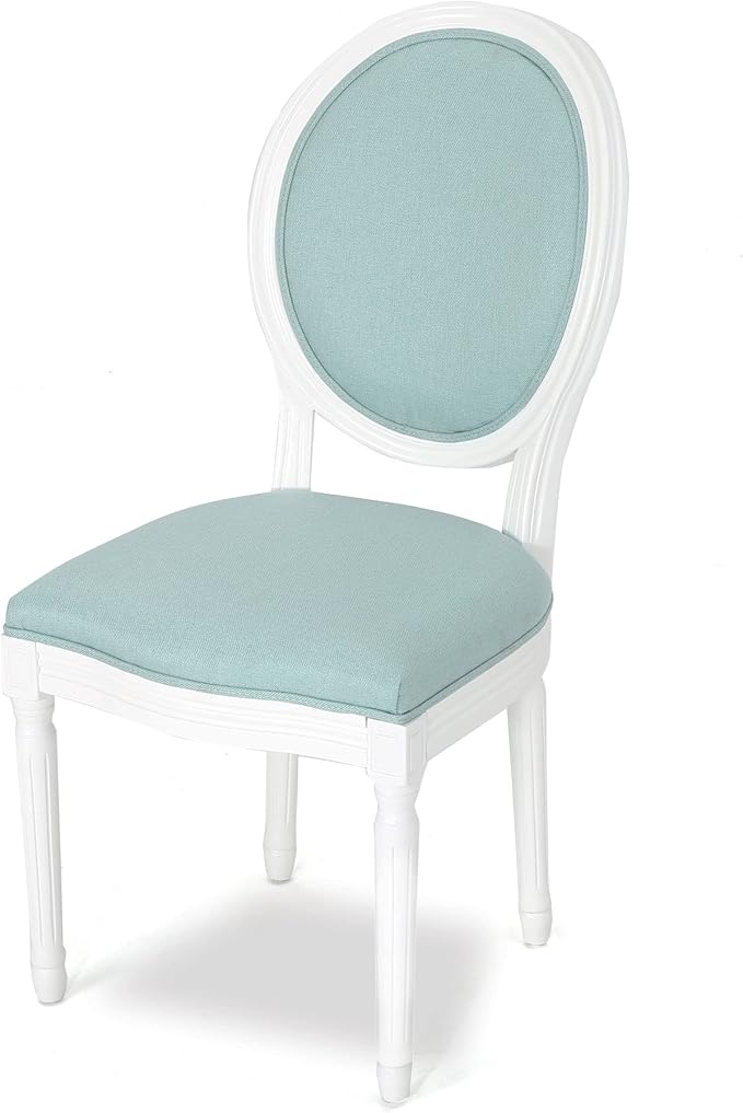 Christopher Knight Home Phinnaeus Fabric Dining Chairs, 2-Pcs Set, Light Blue - Image 6