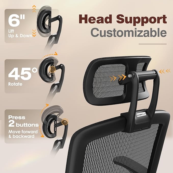 GABRYLLY Ergonomic Office Chair - Image 6