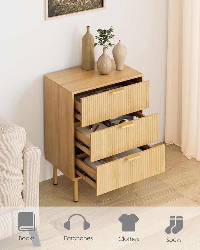 Night Stand, Tall Bedside Table - Image 4