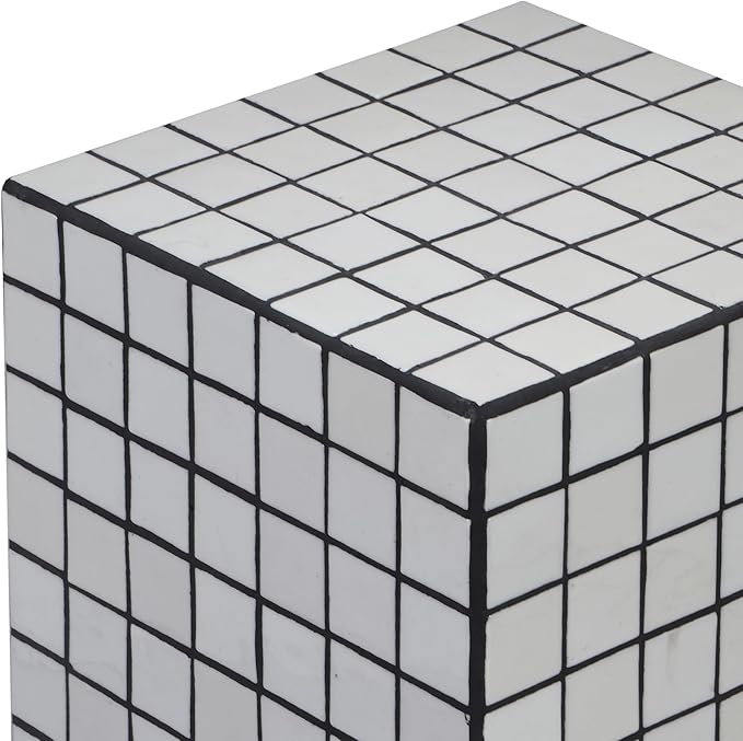 JONATHAN Y END2000G Callista 18" Modern Bohemian Ceramic Tiled Rectangle End - Image 5