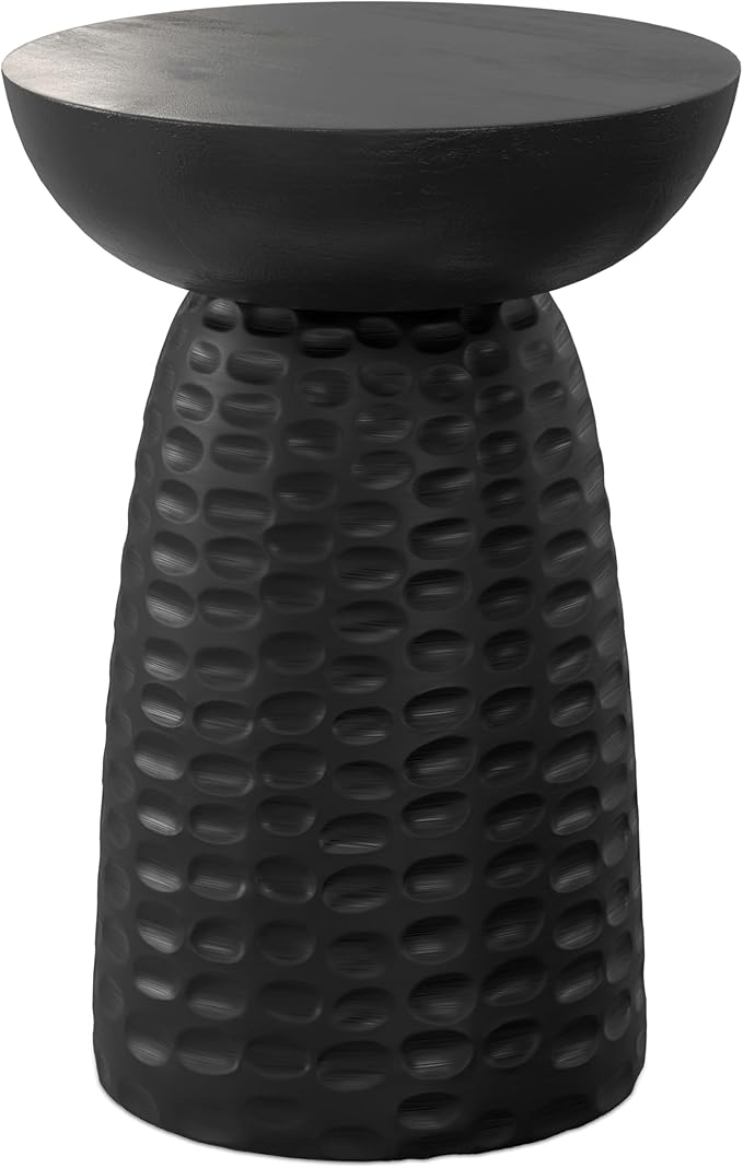 SIMPLIHOME Boyd 13-inch Wide Solid Mango End Table in Black, Contemporary-Style by SimpliHome
