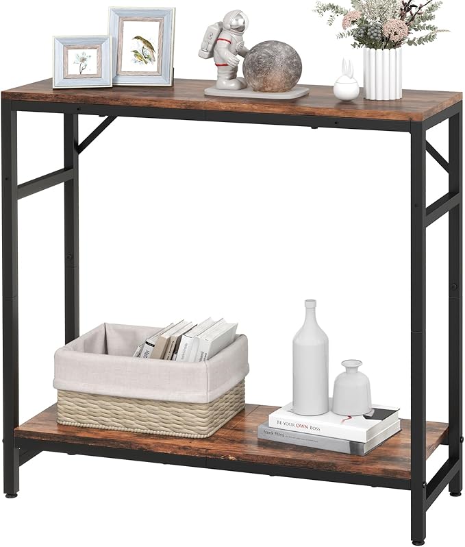 Narrow Console Table, Small Entryway Table by Livofloral