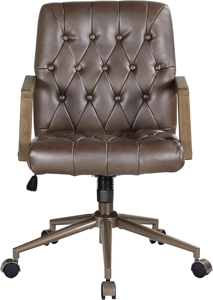 OSP Home Furnishings Waltham Adjustable Height and Tilt, Swivel Home Office - Image 3