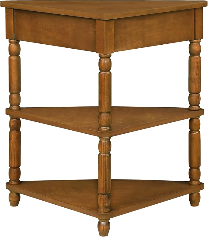 GDFStudio Trmxmbi 3 Tier Corner Console Table - Image 5