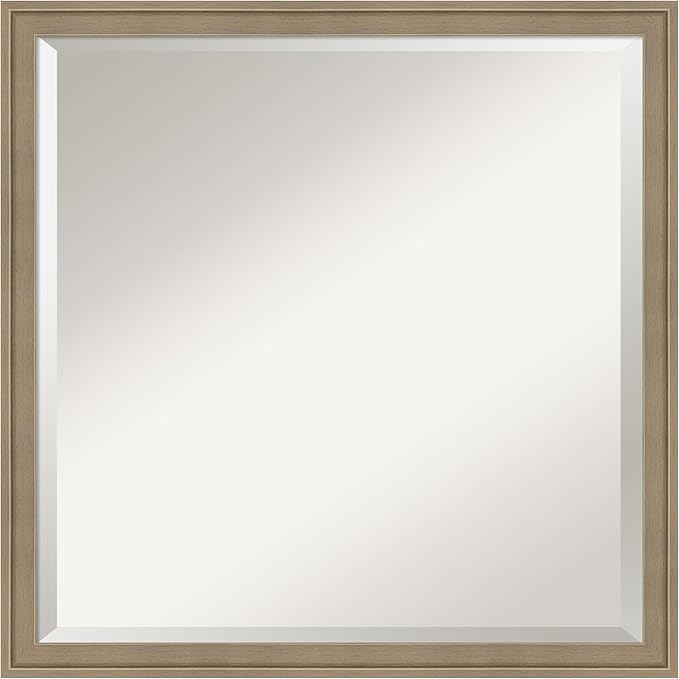 Amanti Art Brown Bathroom Mirror by AmantiArt
