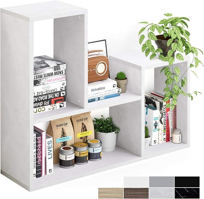 Kaboon Free-Form Modular Shelving Unit, Freestanding Bookcase 10 Inches Deep by Kaboon