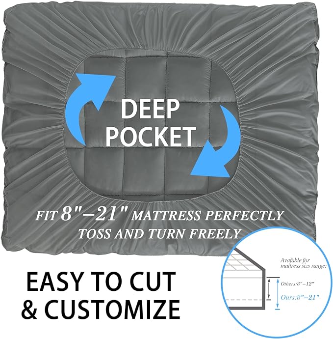 CYMULA Full XL Mattress Topper - Image 6