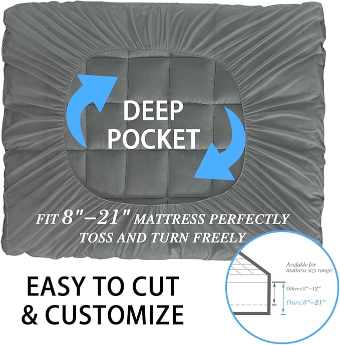 CYMULA Mattress Topper Queen Size - Image 6