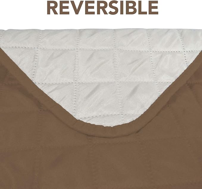 PureFit Reversible Sofa Cover Water Resistant Recliner Couch Cover, Machine - Image 5