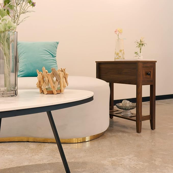2 Pack Chairside Narrow End Table - Image 7
