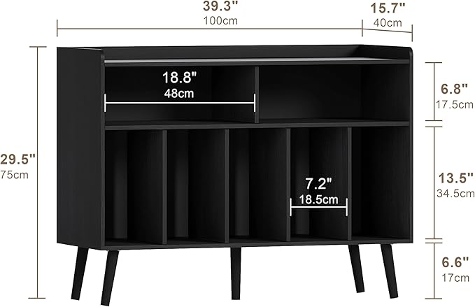 ChooChoo Record Player Stand, Turntable Stand - Image 2