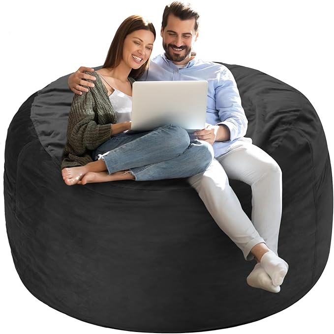 Homguava 4 FT Bean Bag Chair: 4' Bean Bags - Image 6