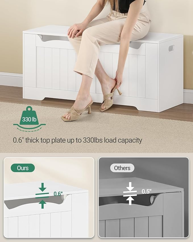 43.3" Storage Chest, Extra Large Storage Trunk - Image 9