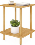 2-Tier End Table, Minimalist Modern by Funecy