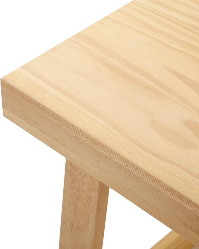 Plank+Beam Classic Rectangular Side Table, Slim Side Table - Image 3