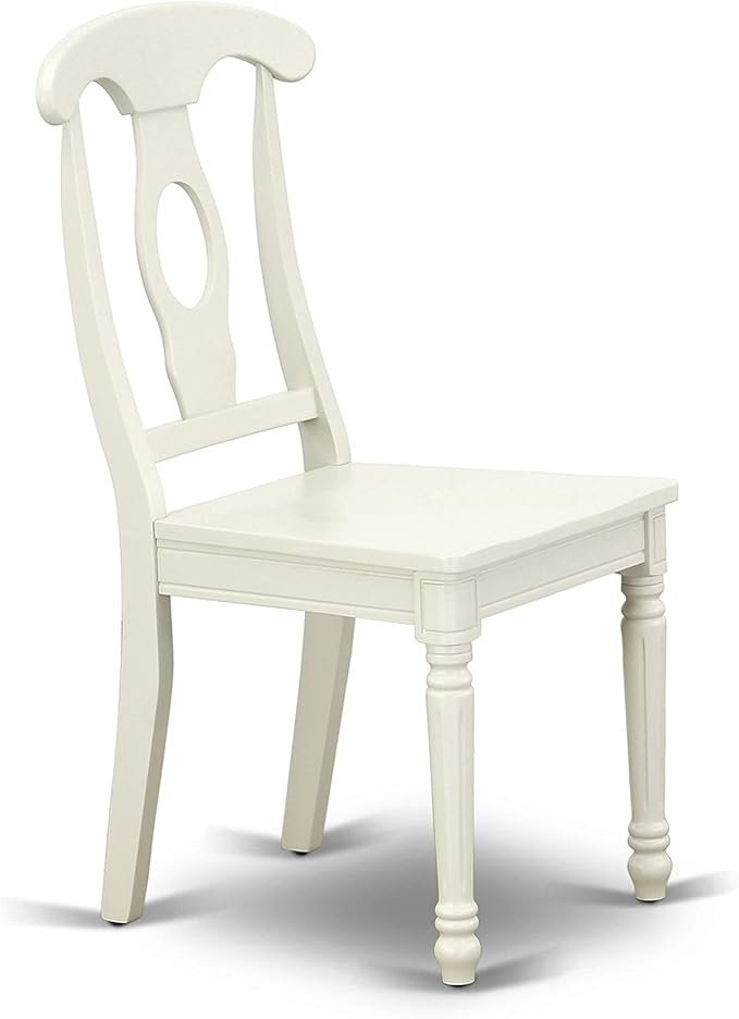 East West Furniture VAKE9-LWH-W 9 Piece Dining Set Includes an Oval Dining Table - Image 11