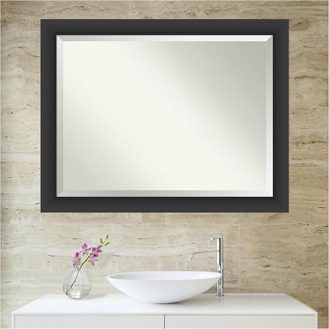 Amanti Art Black Bathroom Mirror - Image 7