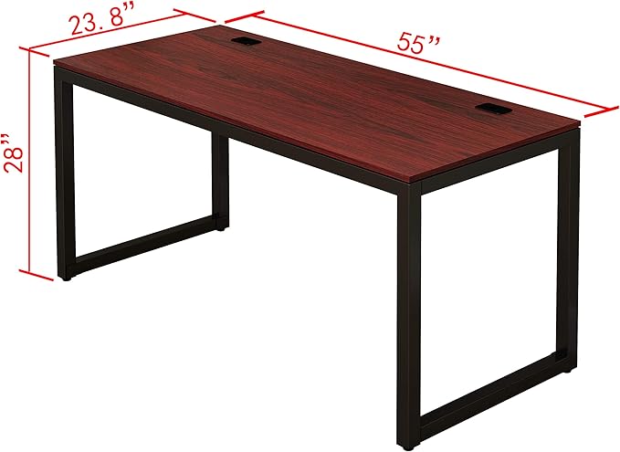 SHW 55-Inch Commercial-Grade Office Computer Desk - Image 3