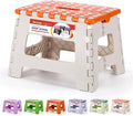 ACSTEP 9 Inch Folding Step Stool 300 LB Capacity Plastic Foldable Step Stools by ACSTEP