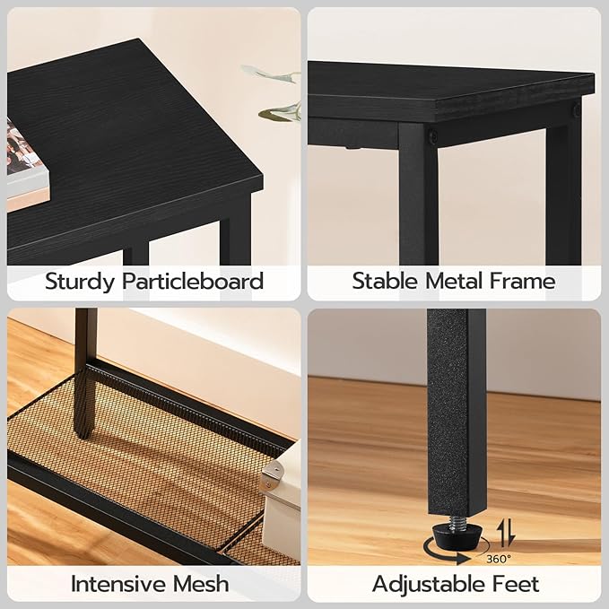 HOOBRO 29.5" Narrow Console Table, Small Entryway Table - Image 5