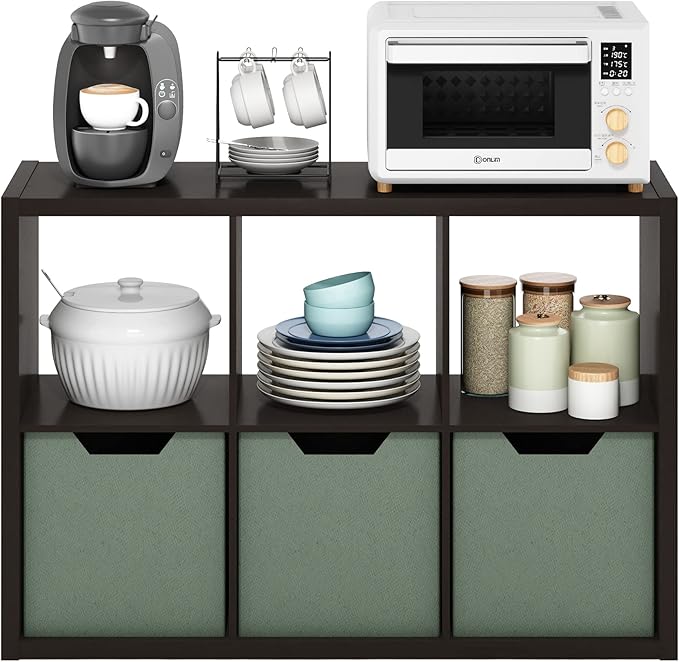 Furinno Cubicle Open Back Decorative Cube Storage Organizer - Image 7