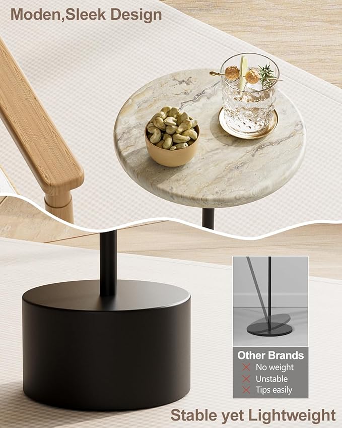 Drink Table Pedestal, Round Side Table, Drink Tables - Image 7