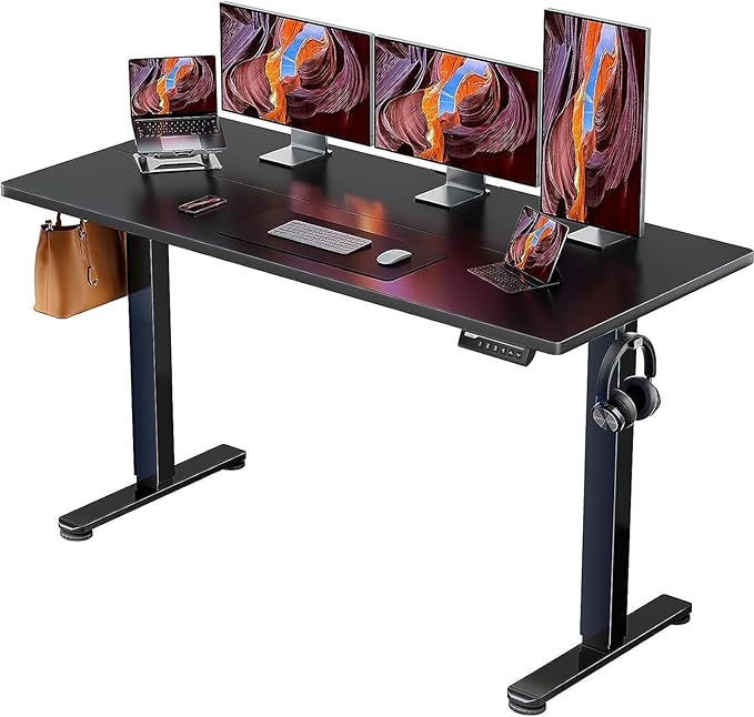 ErGear Height Adjustable Electric Standing Desk, 63 x 27.5 Inches Sit Stand up by ErGear