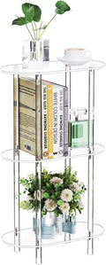 Clear Acrylic Narrow Side Table by Bkemiy