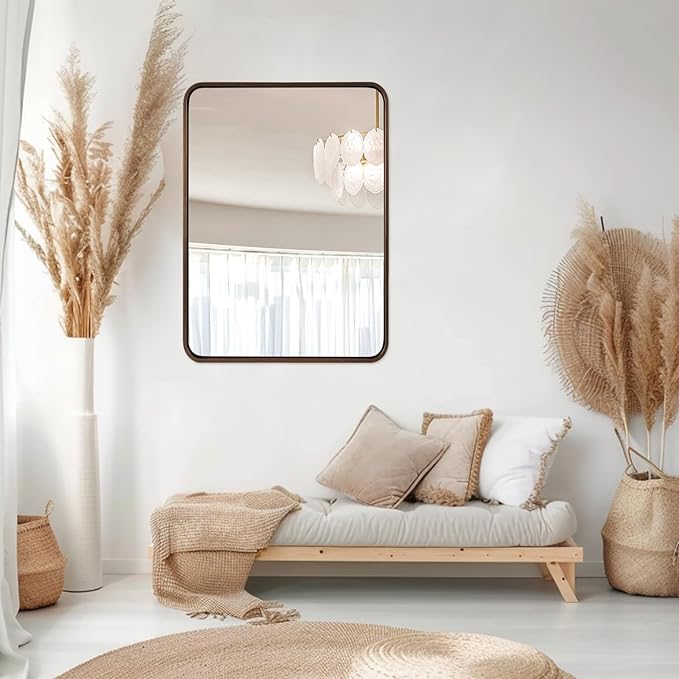 ANDY STAR Bronze Bathroom Mirror, 22X30’’ Bronze Mirrors - Image 9
