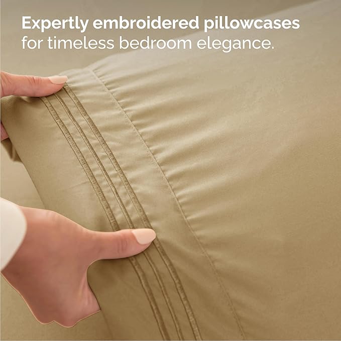 Cal King Size 4 Piece Sheet Set - Image 6