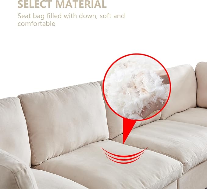 Modern L-Shaped Sectional Sofa - Image 7