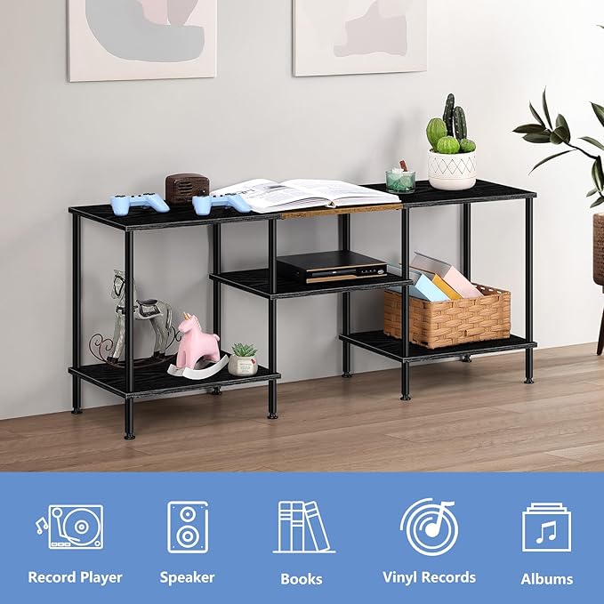 OYEAL 50 Inch TV Stands for Living Room Small Entertainment Center - Image 4