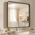 WEER 36x30 Inch Bronze Bathroom Mirror by WEER