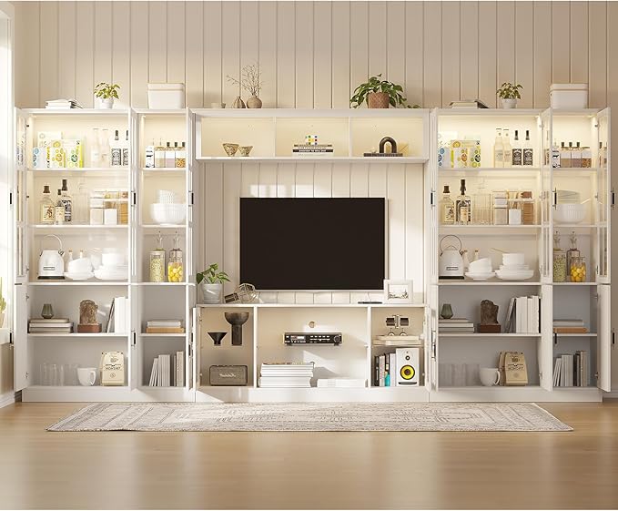 4-Piece Wall Unit TV Stand - Image 7