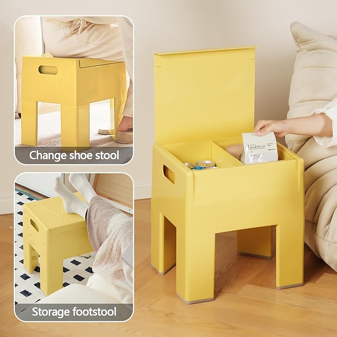 Nightstand Bedside with Storage Space, Dorm and Small Spaces, Easy Assembly - Image 9