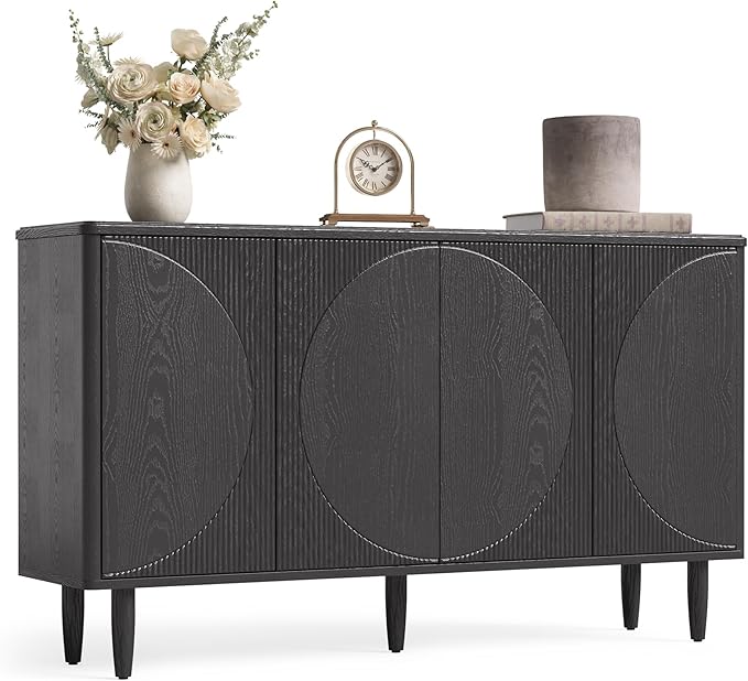 LITTLE TREE 59-Inch Buffet Cabinet Sideboard by LITTLETREE