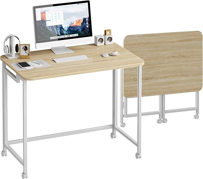 JSB Small Folding Computer Desk by HomeFurniture