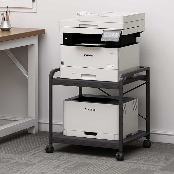 2 Tier Under Desk Printer Stand by Fannova